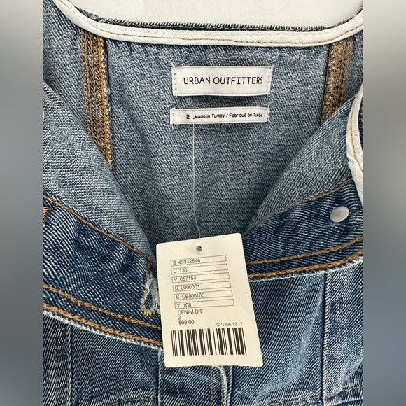 *SOLD* NWT Urban Outfitters Mini Denim Dress - Picture 4 of 6